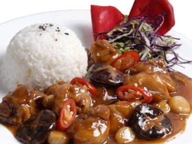 福建盖浇饭料理包 小花菇炖鸡200g 厦门冷冻简餐盖浇饭外卖料理包方便食品速食包